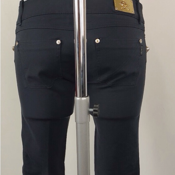 Celyn B super low rise pants skull studs sz.40 Italy - Picture 8 of 9